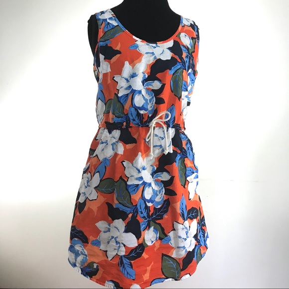 GAP Factory Dresses & Skirts - Gap Linen Hawaiian Flower Dress